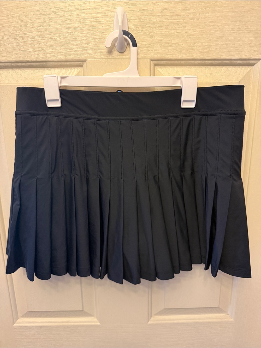 Classic Pleated Tennis Skirt - black